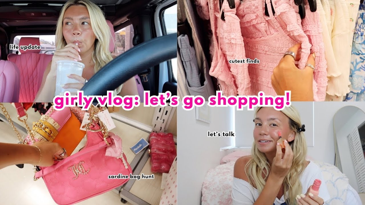 SHOPPING VLOG🛍️✨: VIRAL beaded bag hunt, Marshalls, Homegoods, + more