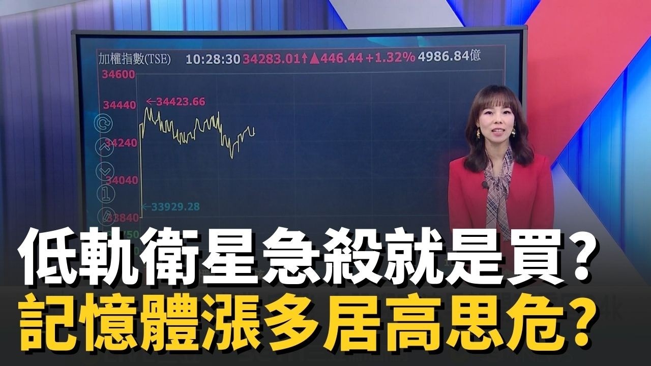 台股守月線第二天 穩了!? 低軌衛星急殺就是買? 記憶體漲多居高思危?【股民最大黨-盤面焦點股】｜94要賺錢