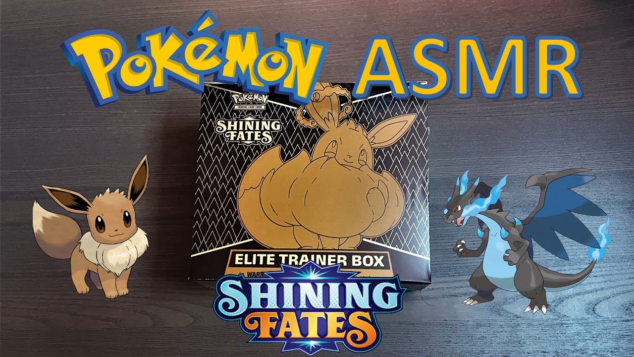 ASMR Opening Pokémon Card Packs | SHINING FATES Elite Trainer Box! (No Talking)