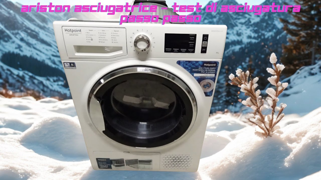 Ariston Asciugatrice – Test di Asciugatura passo passo