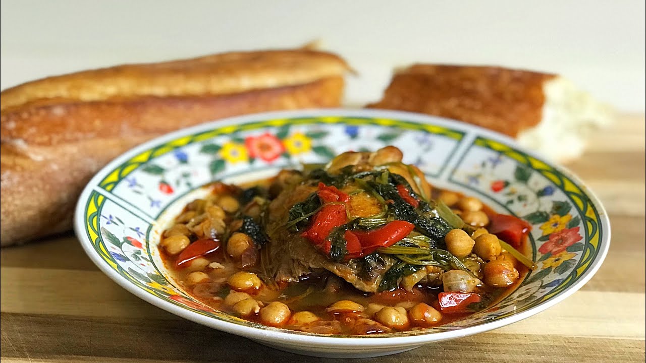 Moroccan Chicken with Chickpeas 😋 Easy Recipe 👌