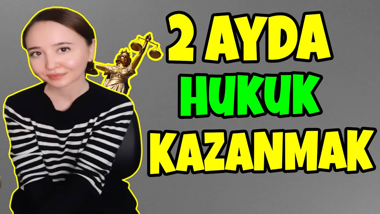 2 AYDA HUKUK FAKÜLTESİ KAZANMAK - MUTLAKA İZLE!