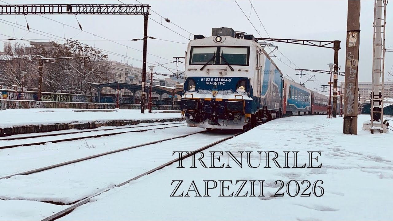 TRENURILE ZĂPEZII 2026 ÎN BUCUREȘTI NORD