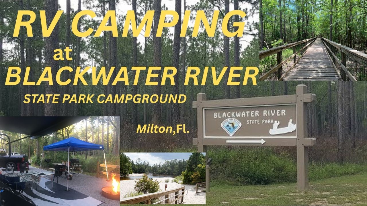 Site by Site Tour All 30 Site Blackwater River State Park Campground All F.H.U. Holt, Florida
