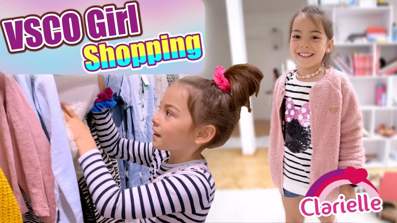 Ich werde ein VSCO Girl 😍 Shopping Haul! Ultimate Transformation 24 Stunden VLOG | Clarielle