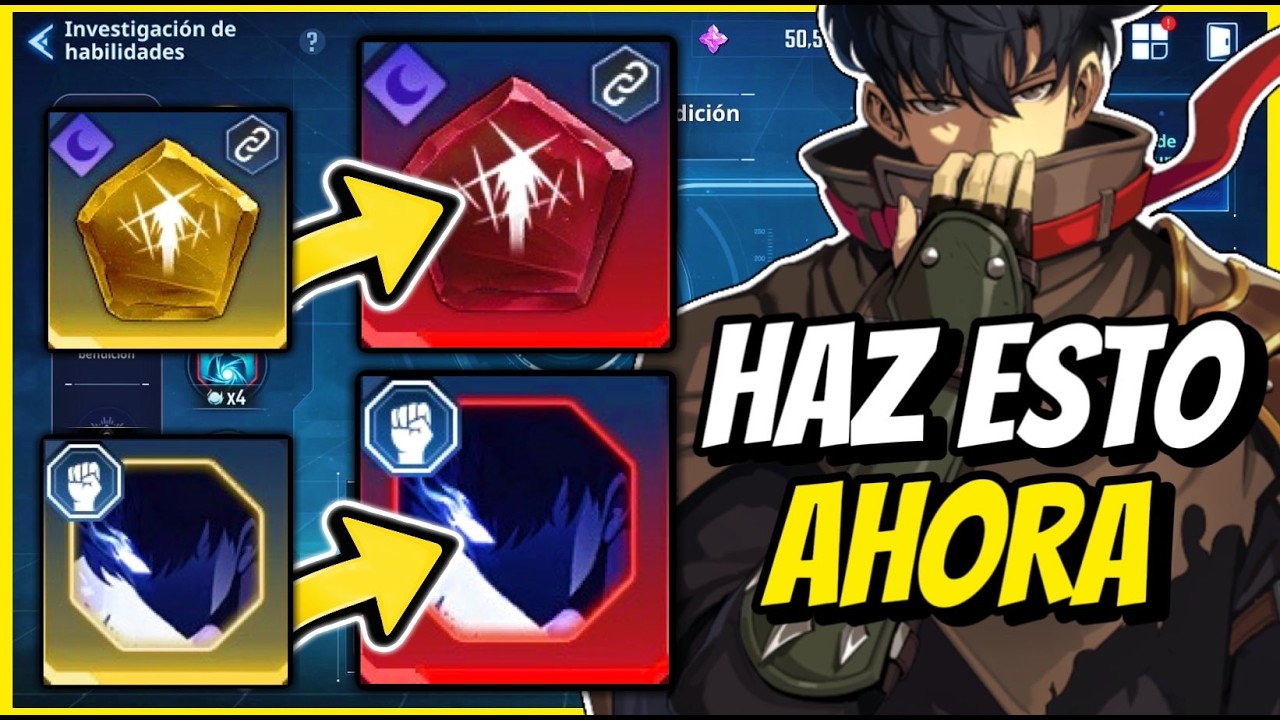 MEJORES RUNAS y BENDICIONES PARA SUBIR de RANGO en SUNG JIN WOO Solo Leveling: Arise