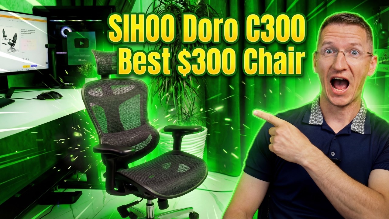 SIHOO Doro C300 Review: Can This $300 Chair Actually Improve Your Sitting Posture?