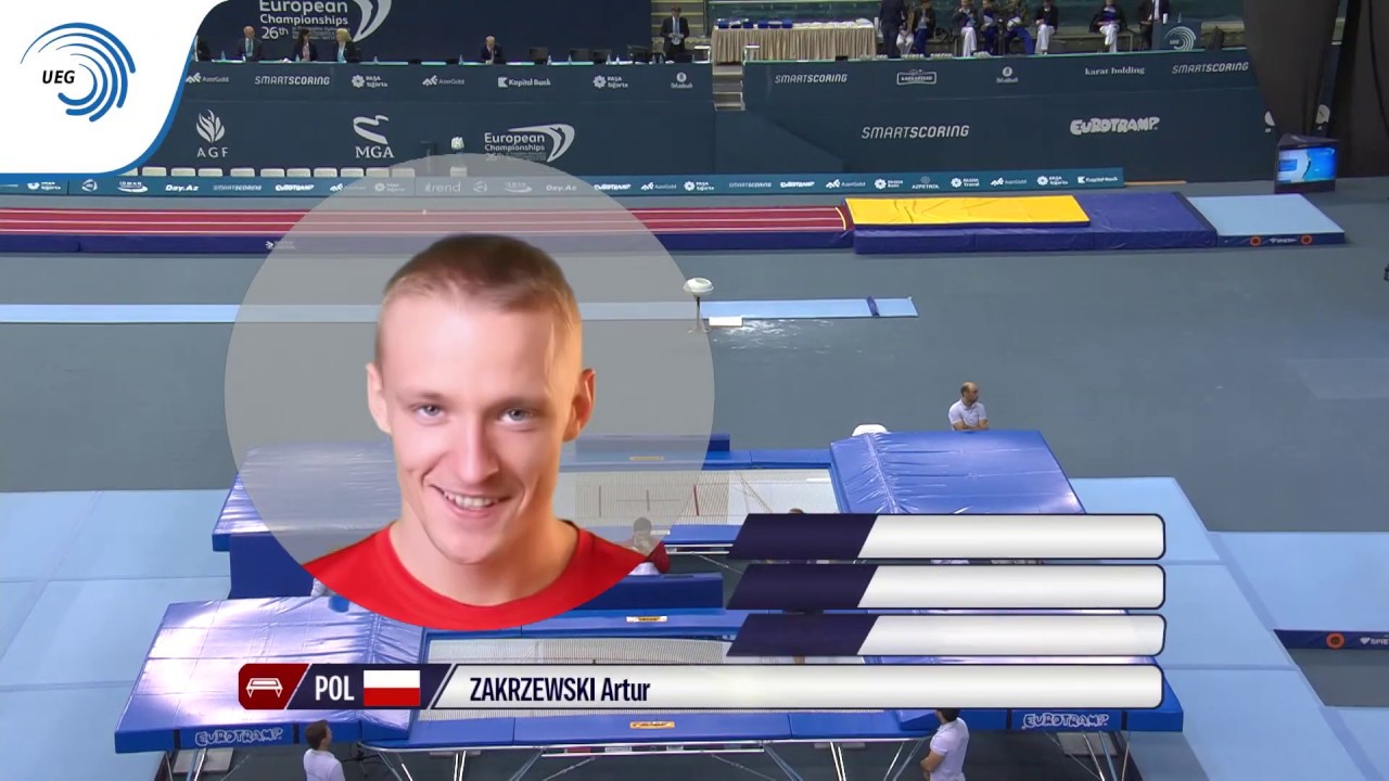 Artur ZAKRZEWSKI (POL) - 2018 Trampoline Europeans, final