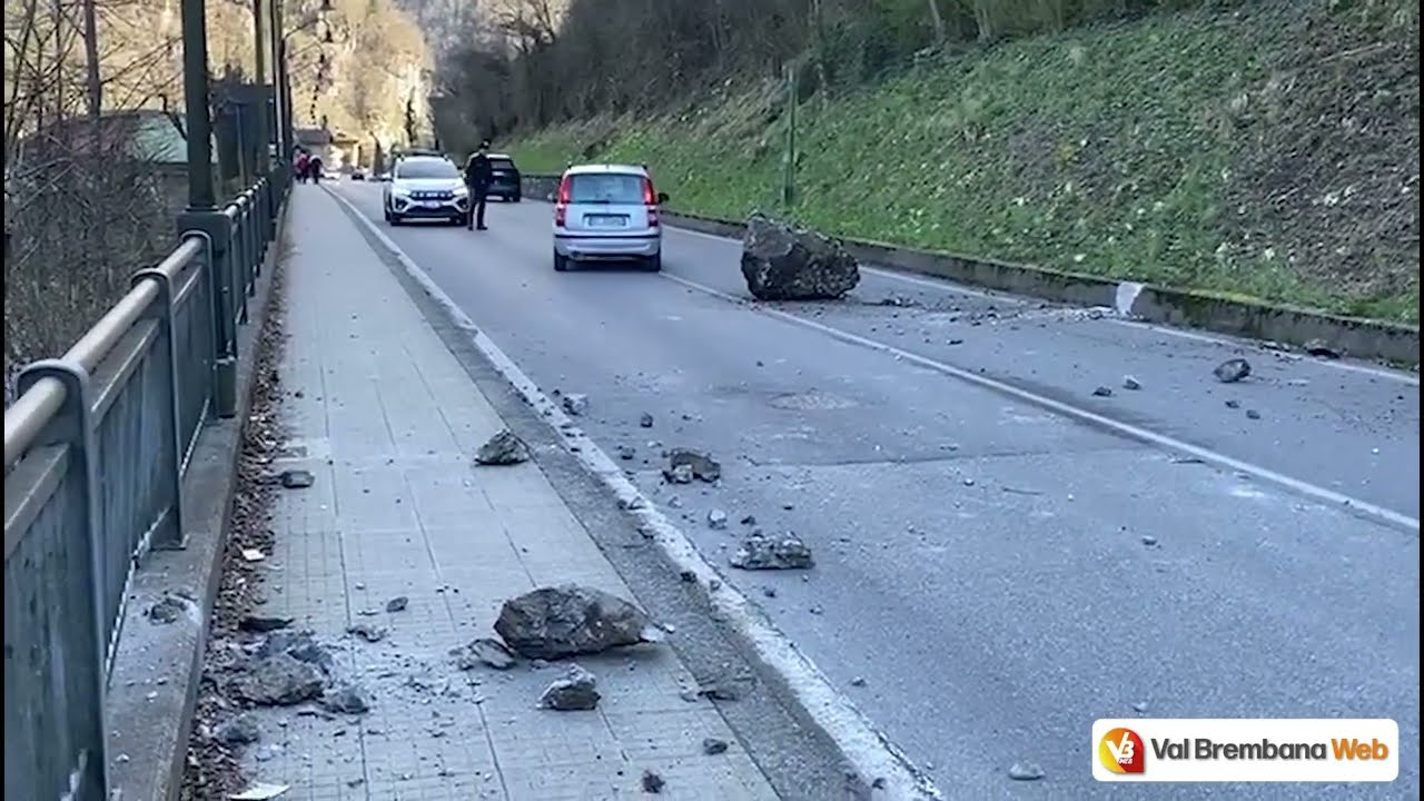 San Pellegrino, caduta massi in via Tasso - 16 marzo 2026