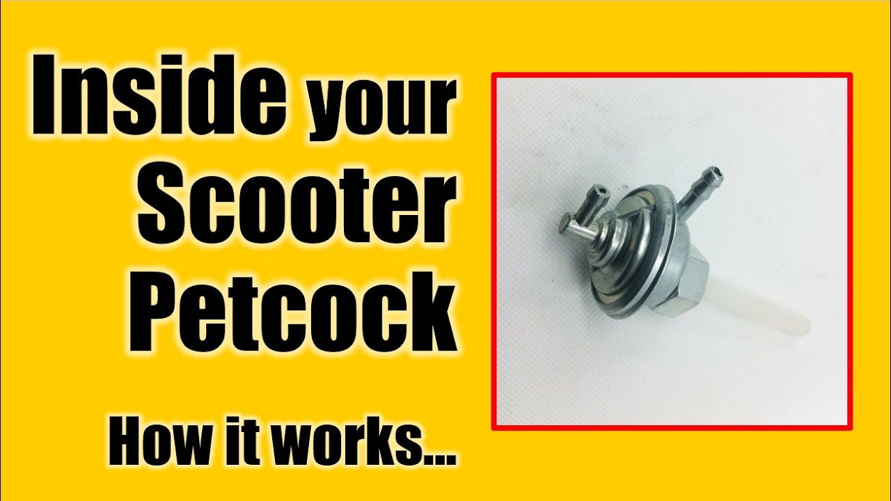 Looking Inside your Scooter Fuel Petcock.  How it works