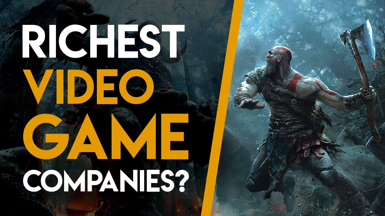 Top 10 Richest Video Games Companies //
