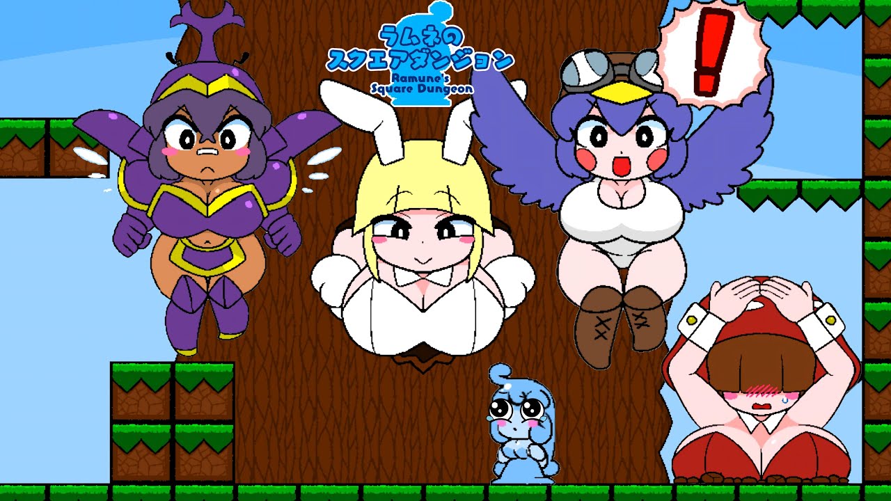 Trapped in a Dungeon of Giant Girls?! | Ramune’s Square Dungeon
