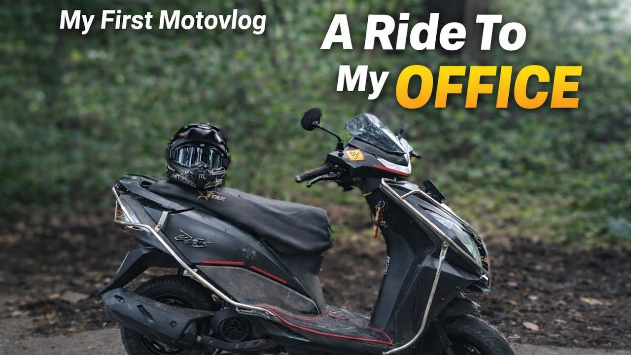 My First Vlog 🤳 | First Motovlog 🏍️ | A Ride To My Office 👨‍💼 | New Chapter 🆕 | Vlog No : #1⃣ 