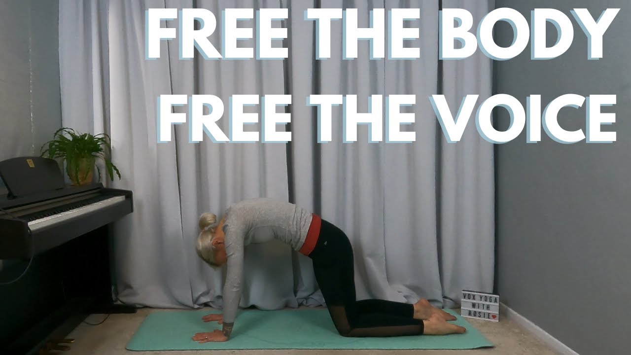 Yoga for Singers: Connect the voice with movement to free the body and voice! 🗣️🧘🏼‍♀️💙