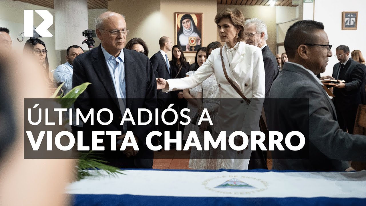 Funeral completo de VIOLETA CHAMORRO