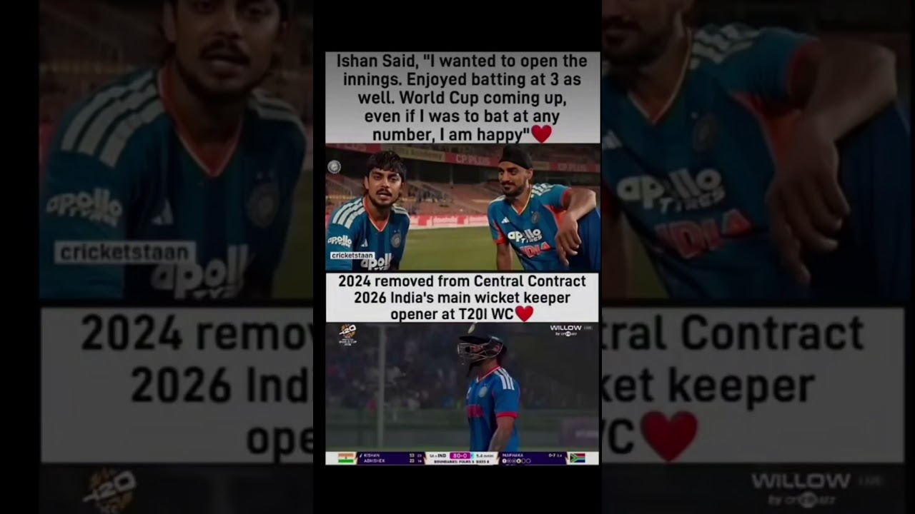 Ishan kishan on opening against south africa in t20 world cup🥶 #shortsfeed​ #shorts​ #shortvideo​
