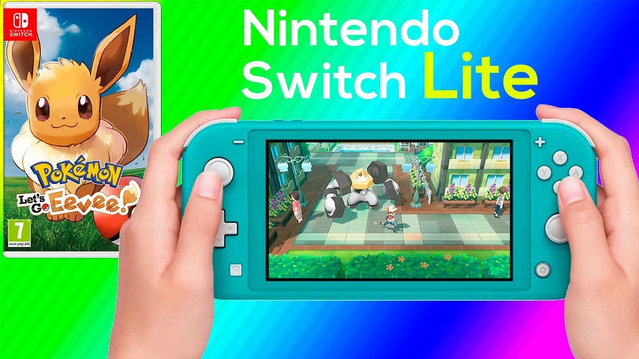 Pokemon Lets Go Eevee Nintendo Switch Lite Gameplay