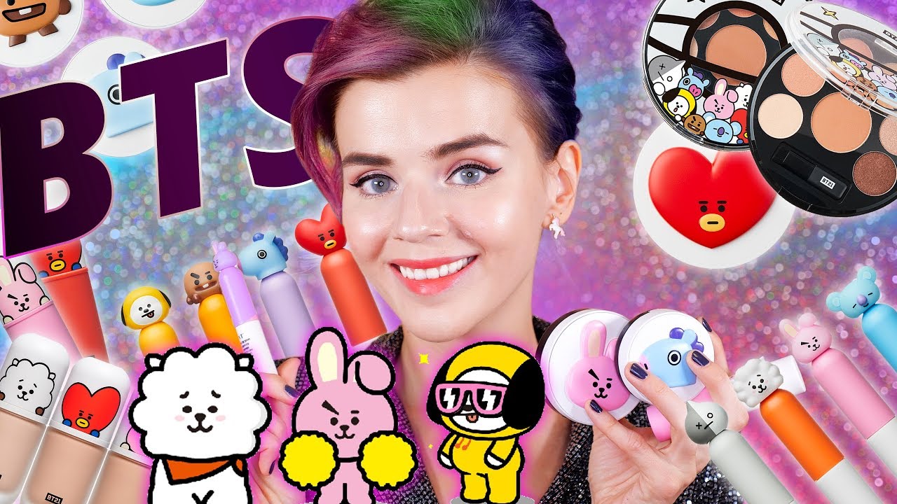 OMG! 🔥НЕВЕРОЯТНАЯ КОСМЕТИКА от BTS 💜 BT21!