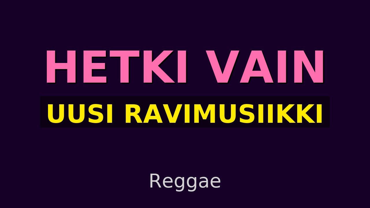 Hetki vain- uusi ravimusiikki | Finnish harness racing song