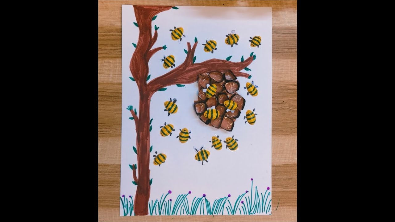 🐝Honeybee 🐝 Pista shell craft 🐝