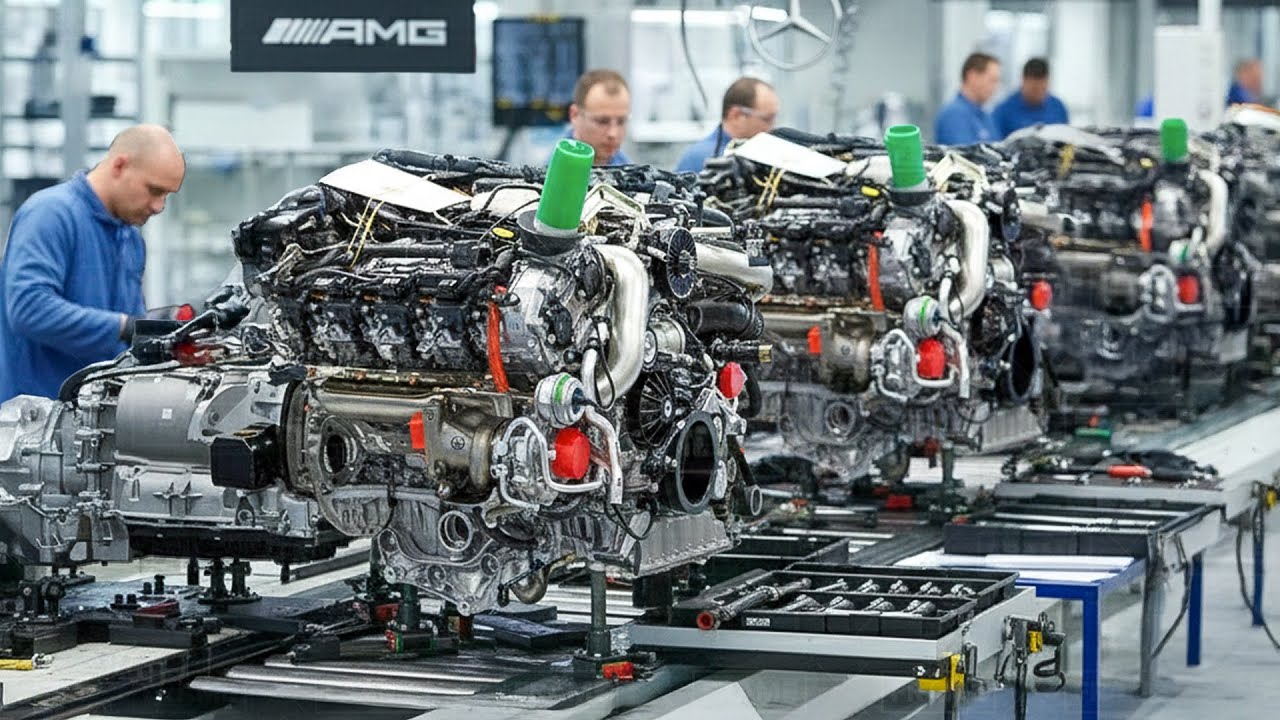 Building Mercedes-AMG’s Monstrously Powerful V8 Engines