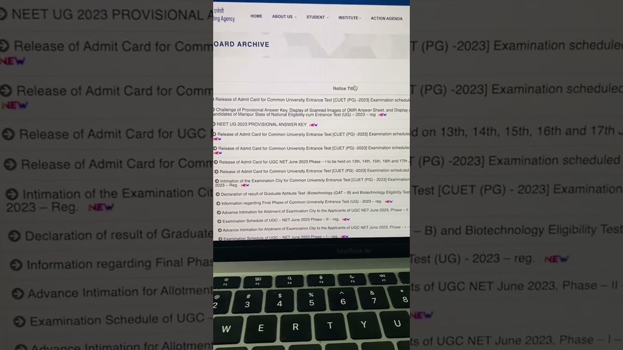 🥳 NEET 2023 Result Out ? | NEET 2023 latest News Today | NEET 2023 Result