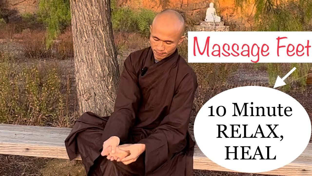 10 Min MASSAGE FEET to Relax And Heal | Qigong For Beginners
