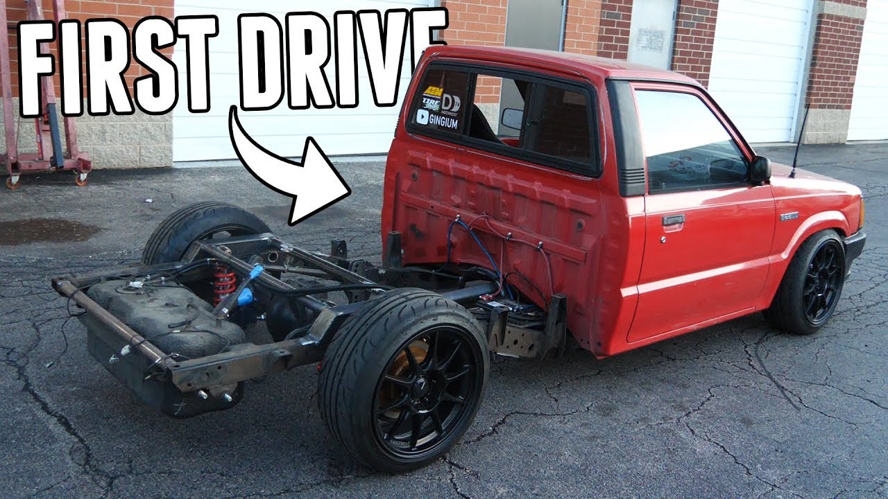 Custom 4 LINK SUSPENSION is DONE! - V8 Drift Truck