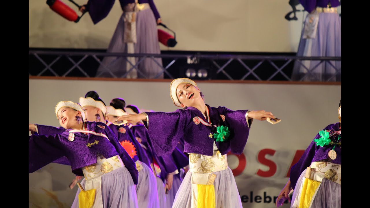旭食品（後夜祭 中央公園）音響不調につき、まさかの2連発踊り!! 2024よさこい祭り