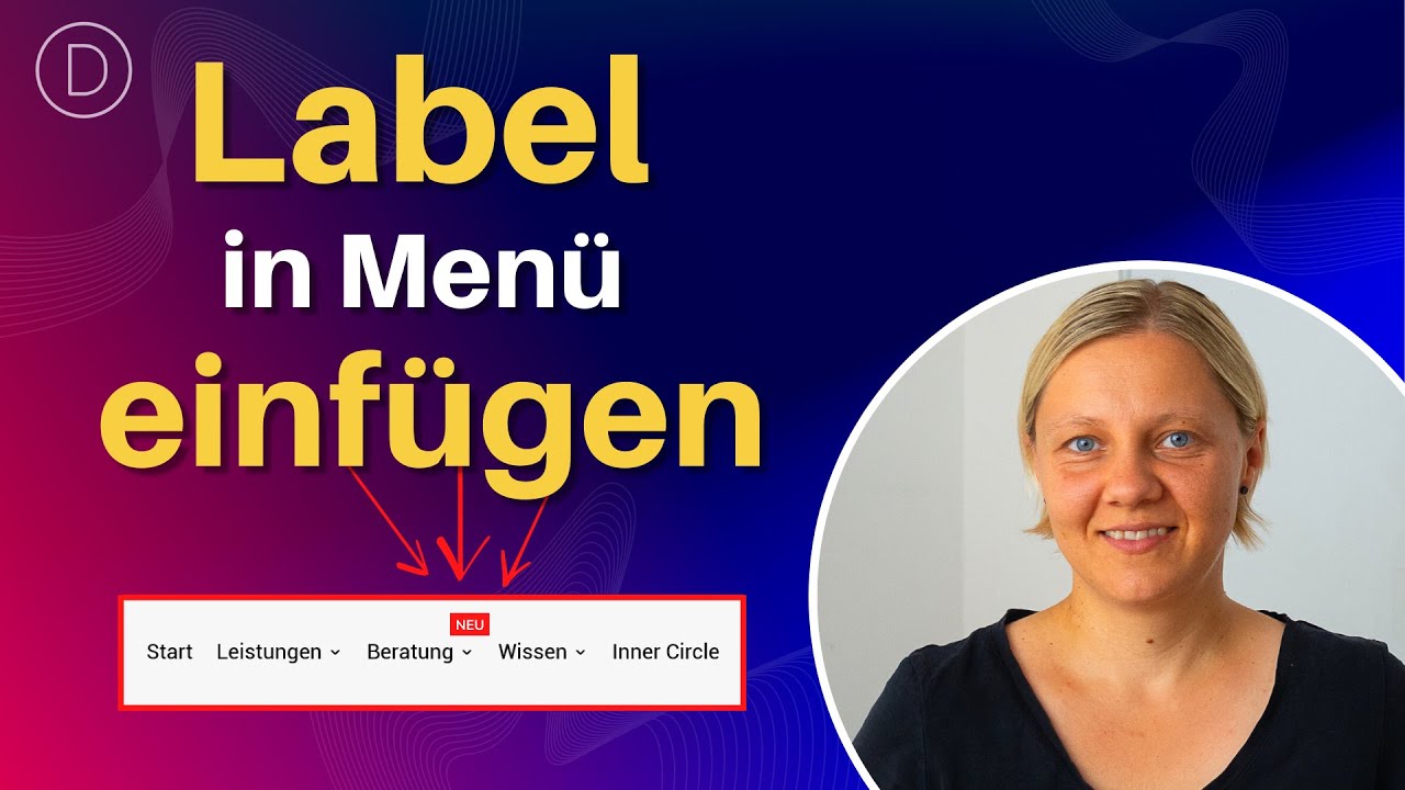Label in WordPress Menü einfügen → für mehr Klicks