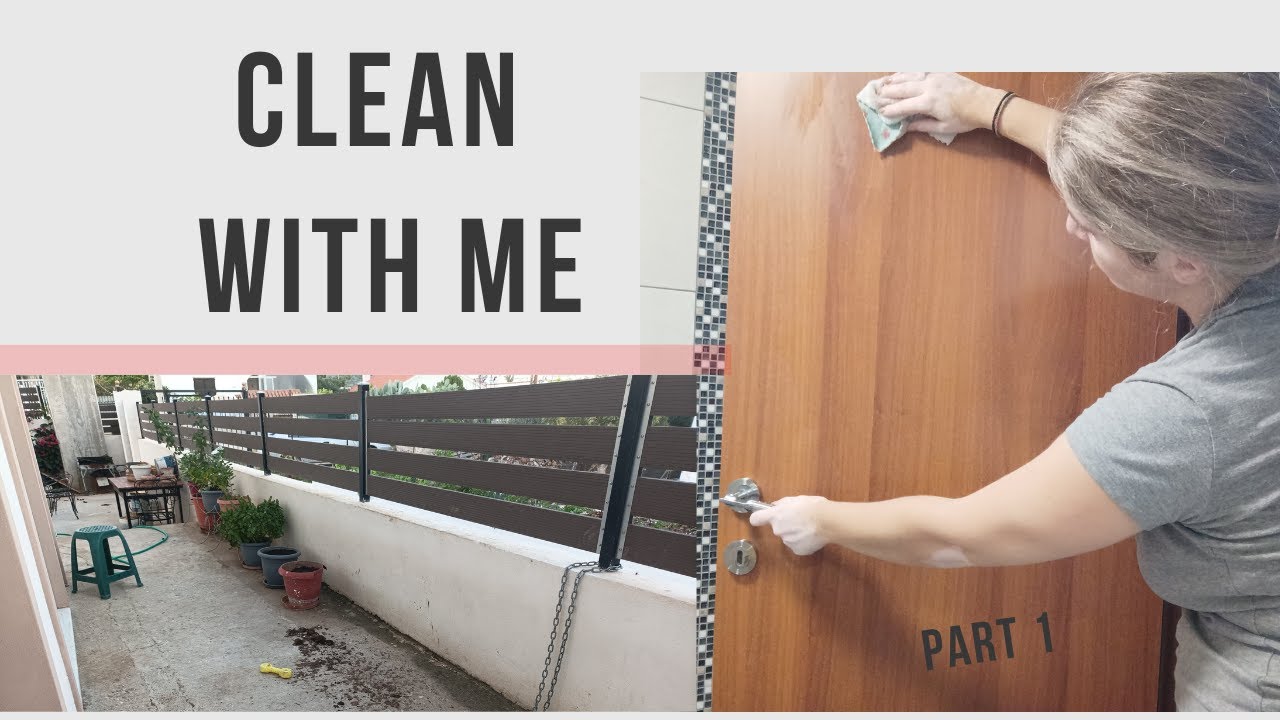 CLEAN WITH ME || Clean my home || Καθαρίζω το σπίτι πριν το γάμο(part1)