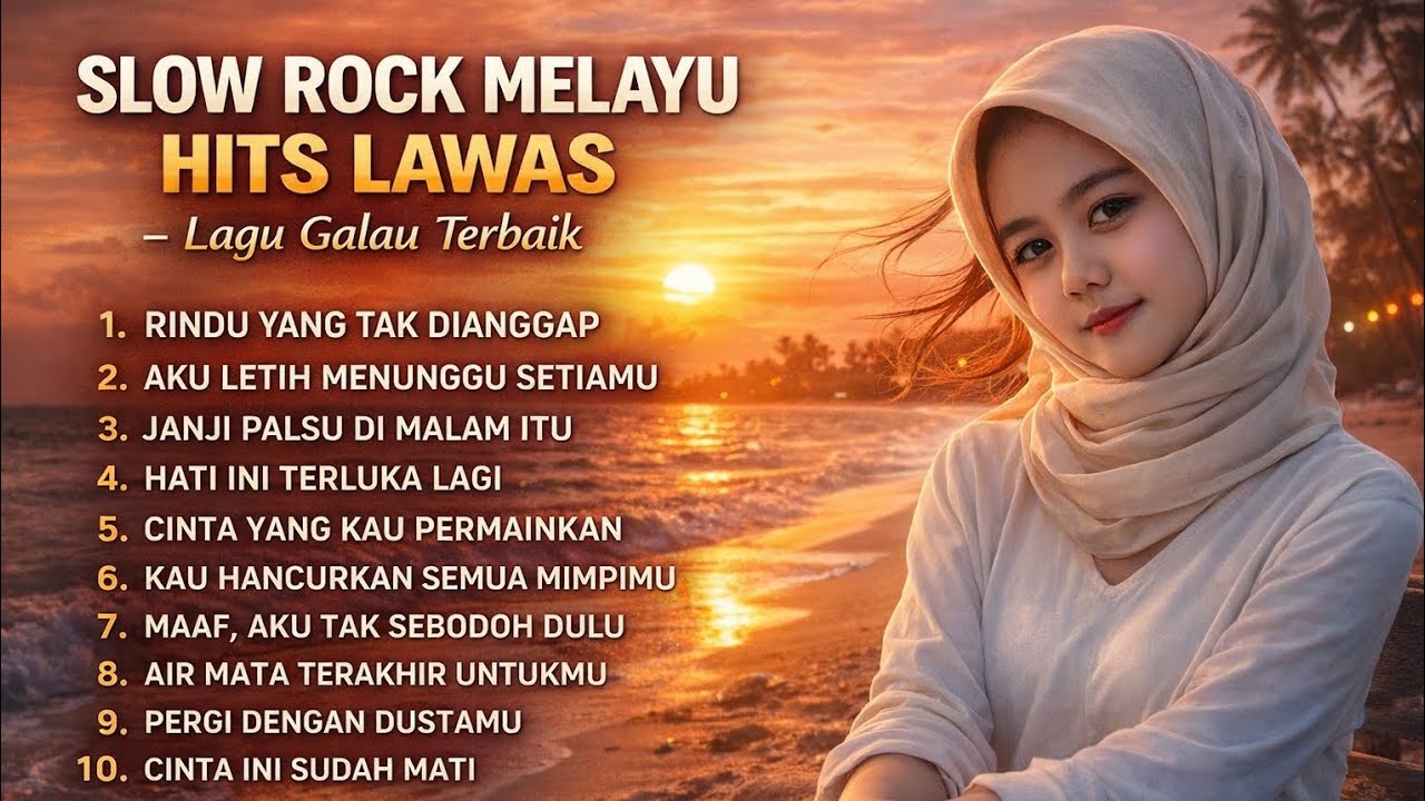 Slow Rock Melayu Hits Lawas – Lagu Galau Terbaik