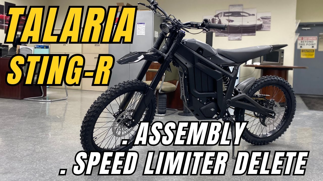 Talaria Sting R MX4 Assembly and How to Remove The Speed Limiter