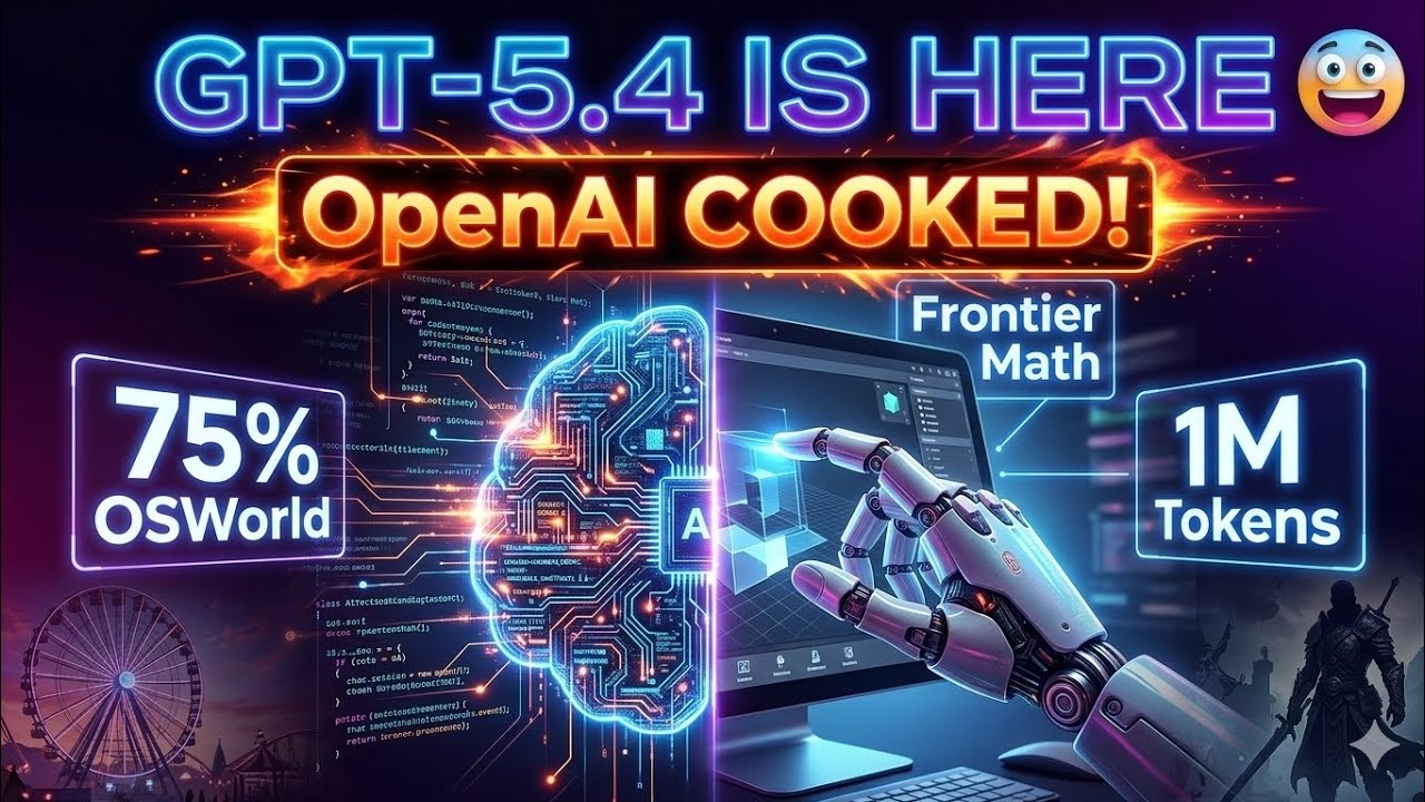 OpenAI Just COOKED GPT-5.4 – The NEW Best AI Model? 1M Context, Insane Coding & Agents!
