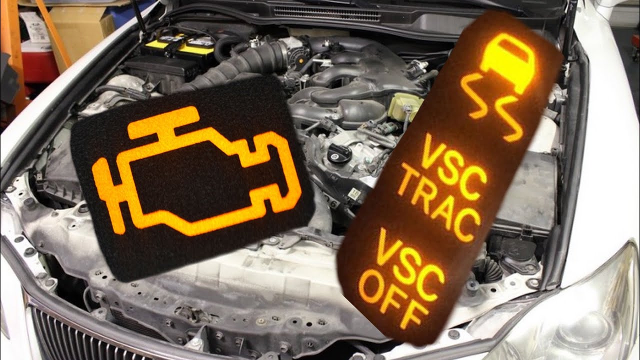 Устранение неполадок с индикаторами Check Engine и SVC на Lexus IS250 2006 года выпуска