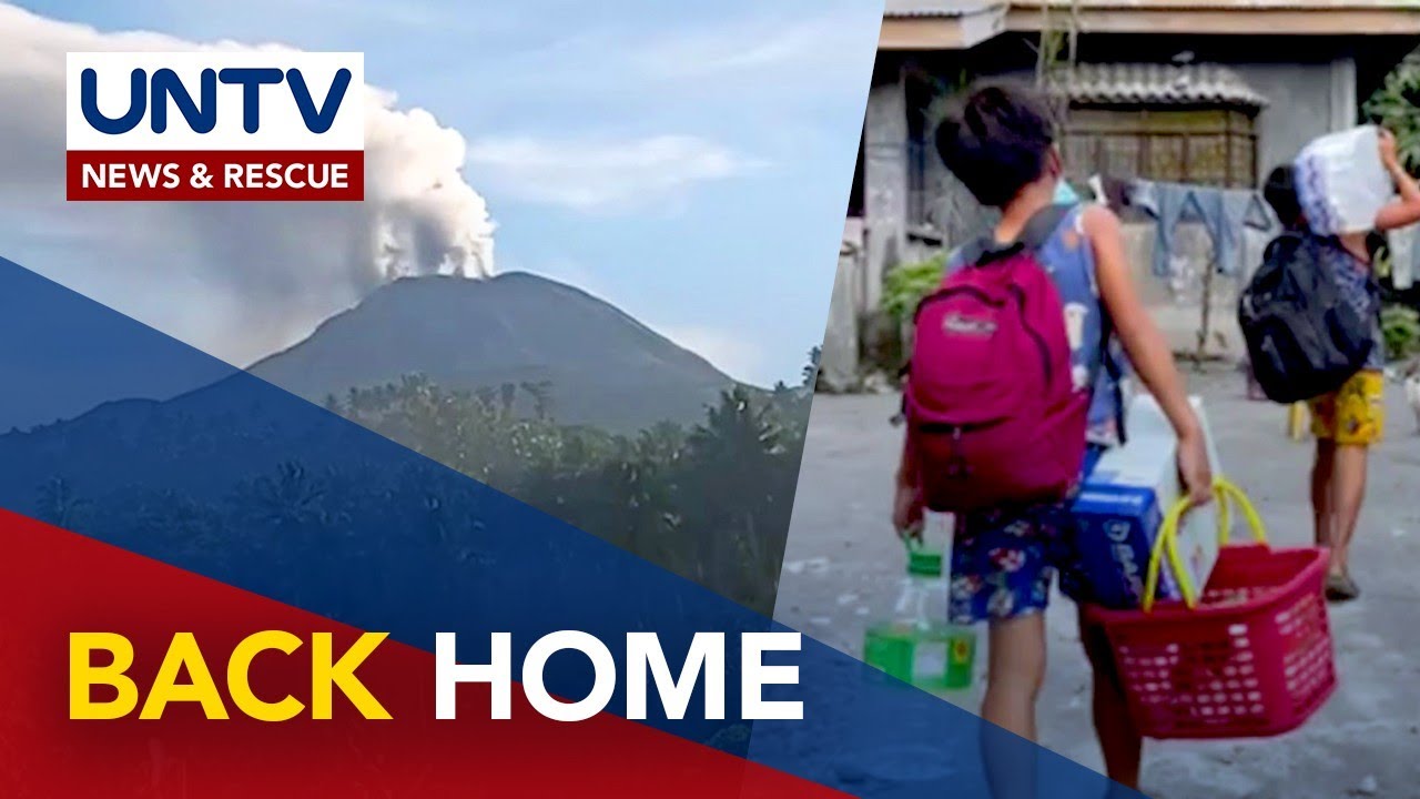 Residents allowed to return home as Mt. Bulusan’s activity declines
