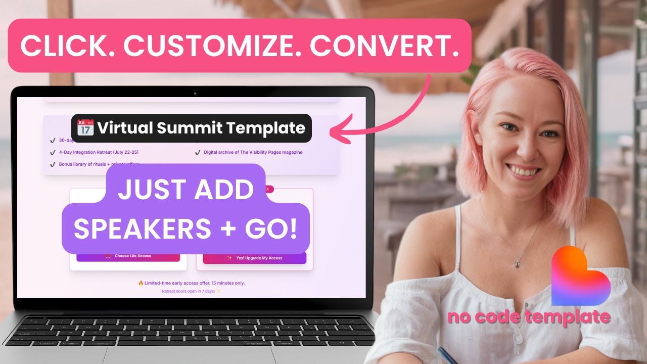 Summit Funnel Template Walkthrough | Build & Host Your Audio or Video Summit with Lovable