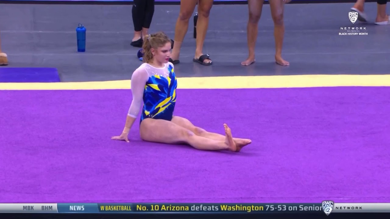 Sara Taubman Floor Debut UCLA @ Washington 2021 9.650