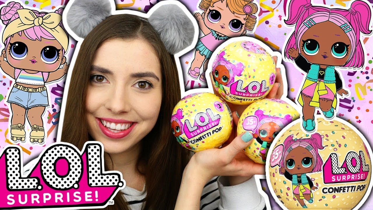 LOL SURPRISE SERIA 3 CONFETTI POP PO POLSKU KULE L.O.L.