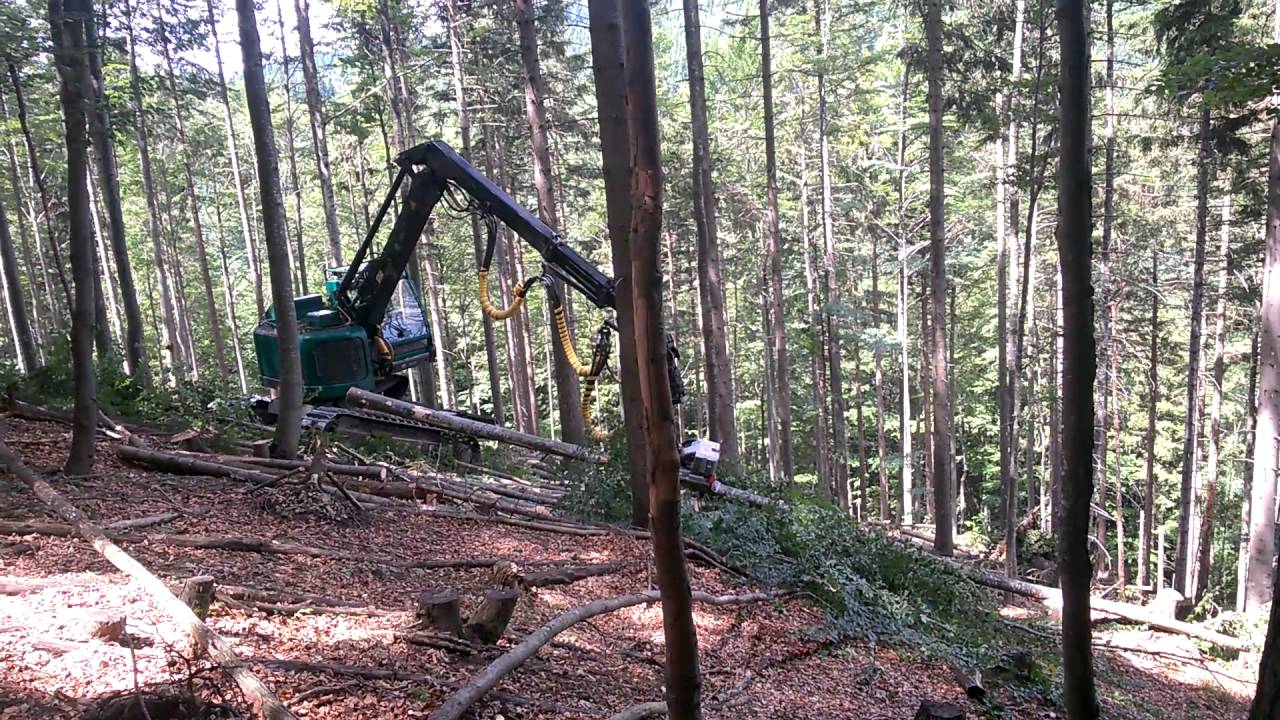 242HVT with long crane and Logmax 5000