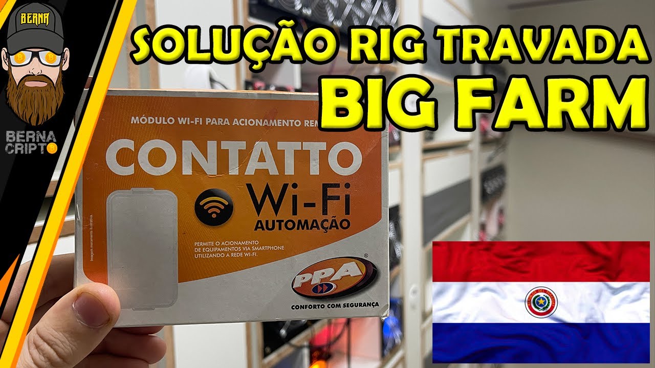 MINERA&Ccedil;&Atilde;O DE CRIPTOMOEDAS NO PARAGUAI: SOLU&Ccedil;&Atilde;O REMOTA PARA RIG TRAVADA - BERNA CRIPTO