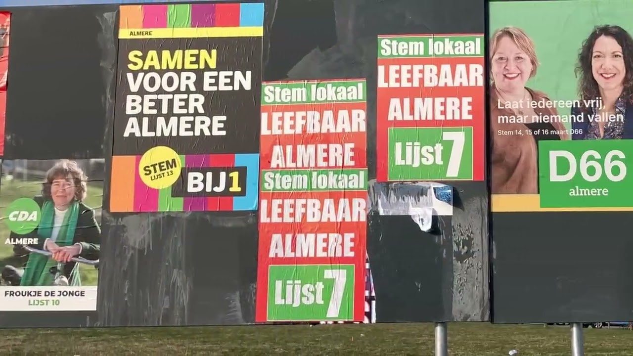 Almere 50 jaar oud. Speciale stijl. 