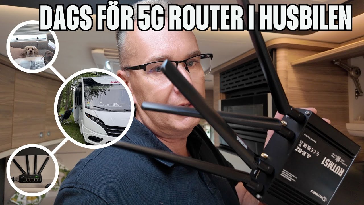 NY 5G Router med Wifi i Husbilen -Teltonika RUTM51 | varahusbilsresor.se