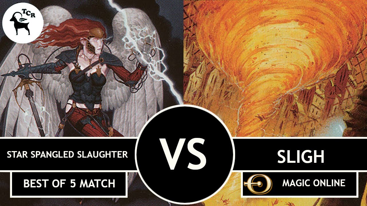 Premodern Star Spangled Slaughter vs Sligh - MTGO Best of 5 Match