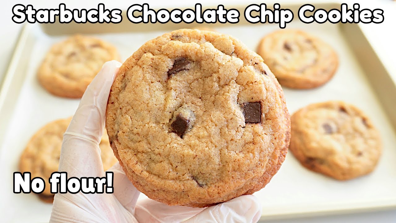 No Flour Starbucks Chocolate Chip Cookies – Easy & Delicious with Rice Flour!