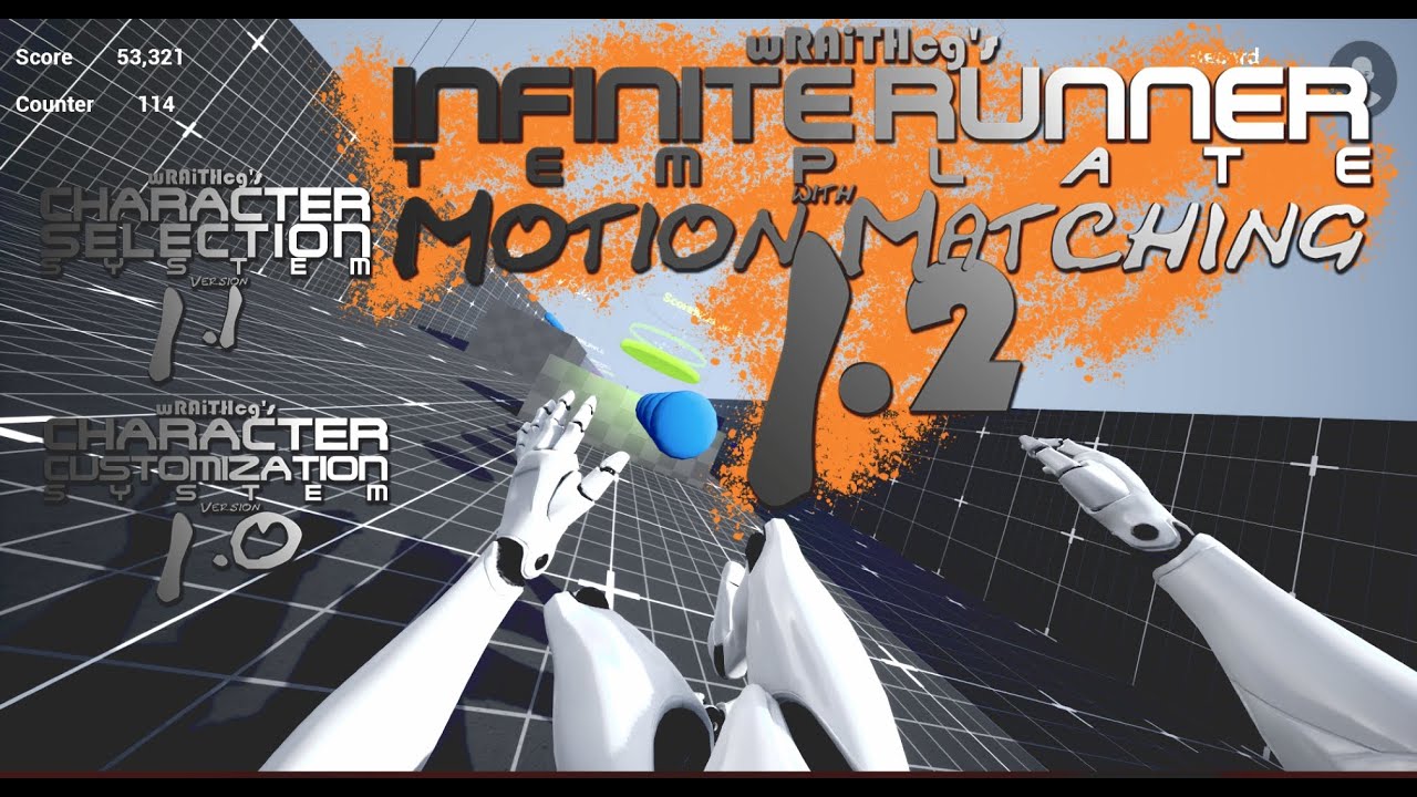 Motion Matching Infinite Runner Template | V1.2 | Emotes, Customization, PowerUps, FPCam | WCG |