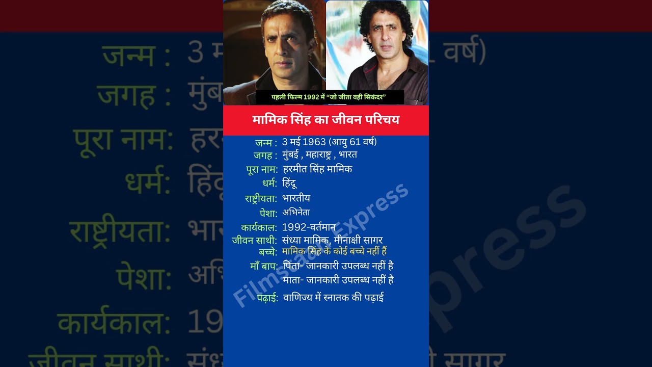 मामिक सिंह का जीवन परिचय #mamiksingh