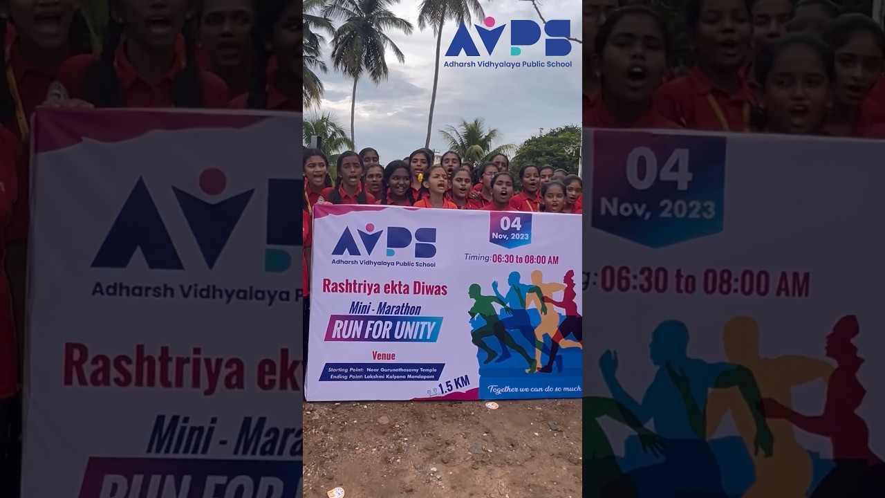 RUN FOR UNITY by AVPS Students🇮🇳