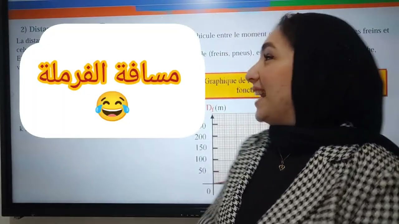 la vitesse moyenne/ la nature des mouvements ثالثة إعدادي/ شرح الدرس