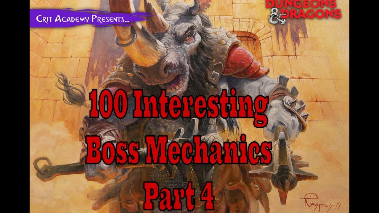 D&D Tips | 100 Interesting Boss Mechanics Part 4 | 1 Minute Dungeons & Dragons Tips